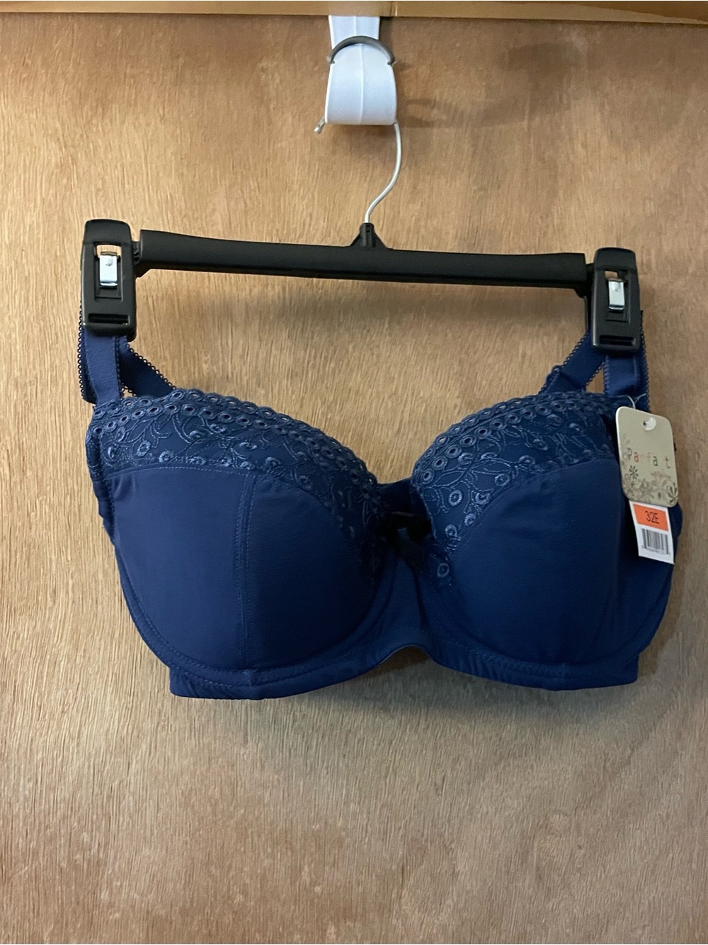 Affinitas Navy Lace Underwire Bra